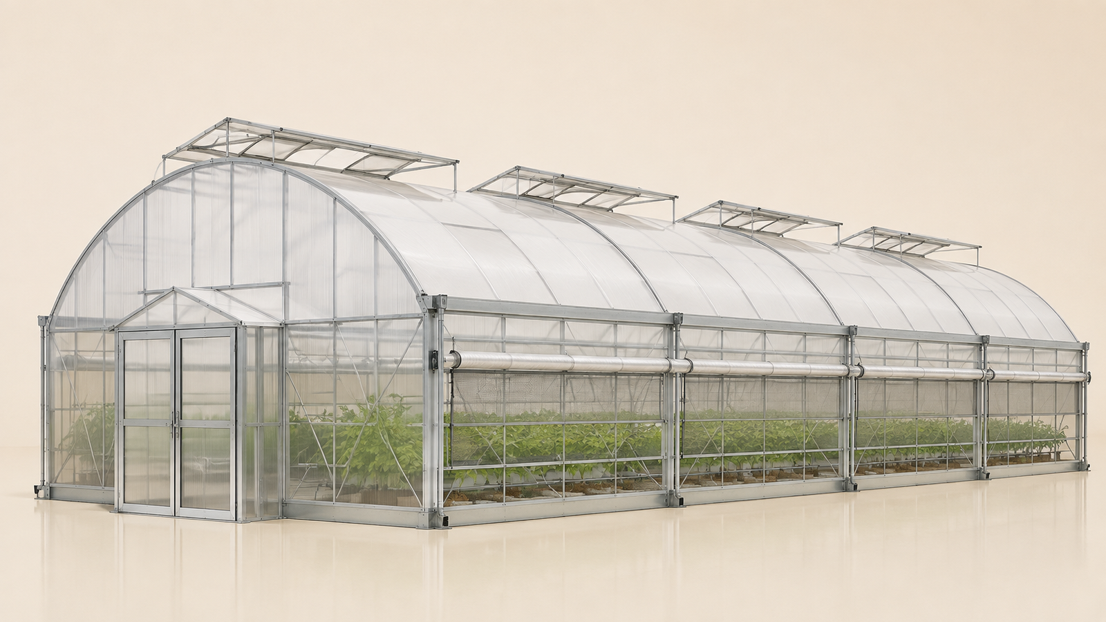 Naturally Ventilated Greenhouse